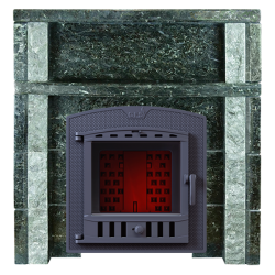 Portail de poêle GEFEST, Serpentinite 