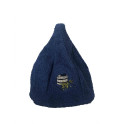 Bonnet de sauna en coton - BLEU - 0