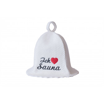 Chapeau de sauna - Ich liebe Sauna