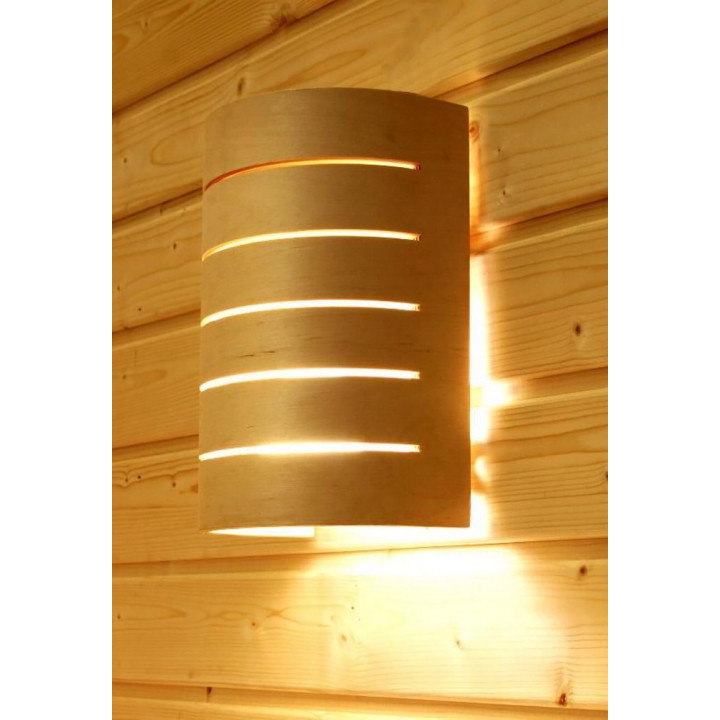 Lampe de sauna Raita, RTL, E27/40W, aulne