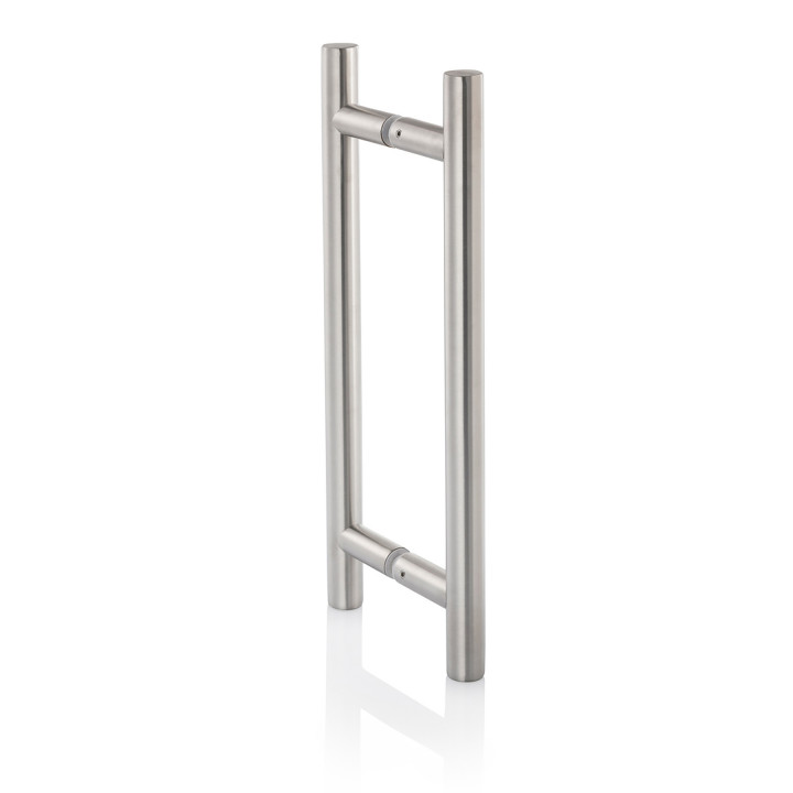 Poignée de porte pour portes vitrées AU Mini Premium, acier inoxydable
