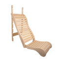 Couchette de détente pour sauna, abachi - 0