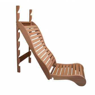 Couchette de relaxation pour sauna, cèdre