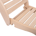 Couchette de détente pour sauna, tilleul. - 2