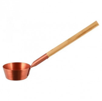 Louche en aluminium RENTO, brun cuivré