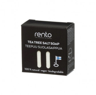 Savon au sel RENTO, arbre à thé 50 g.