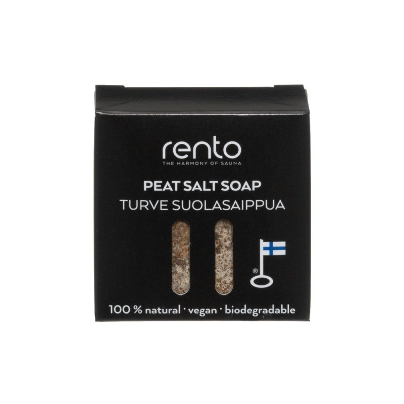 Savon au sel RENTO, tourbe 50 g.