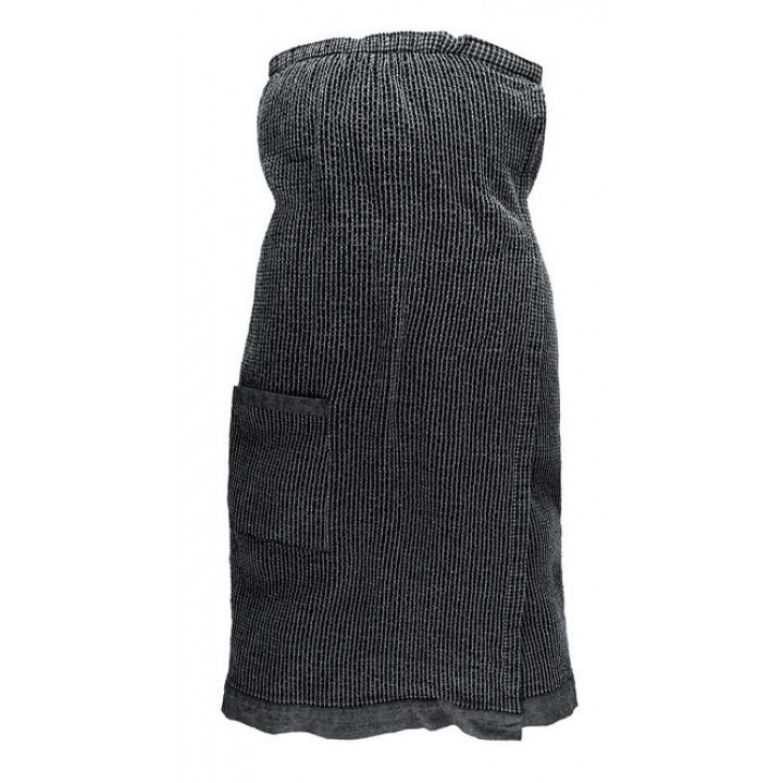 Coffret cadeau RENTO KENNO POUR ELLE. Serviette pour les cheveux et tablier, gris.