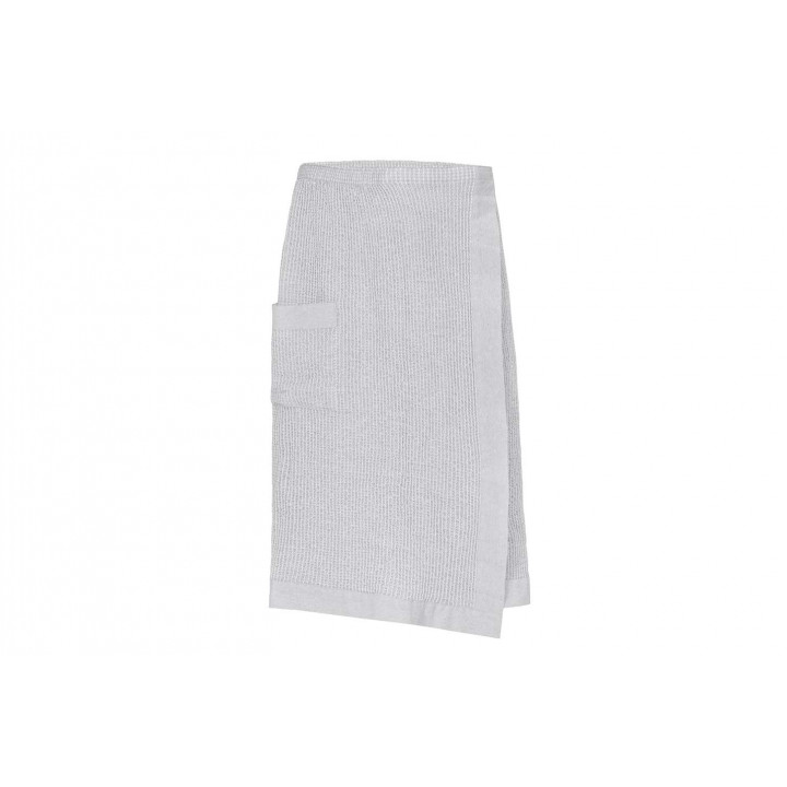 Coffret cadeau RENTO KENNO POUR LUI. Chapeau et tablier en coton, gris clair.