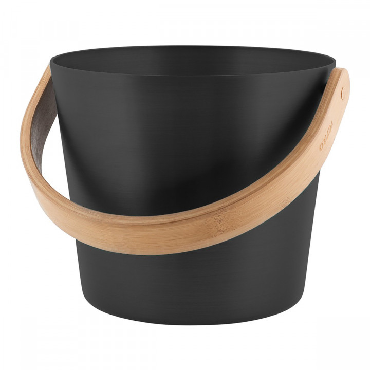 Seau en aluminium - RENTO, noir