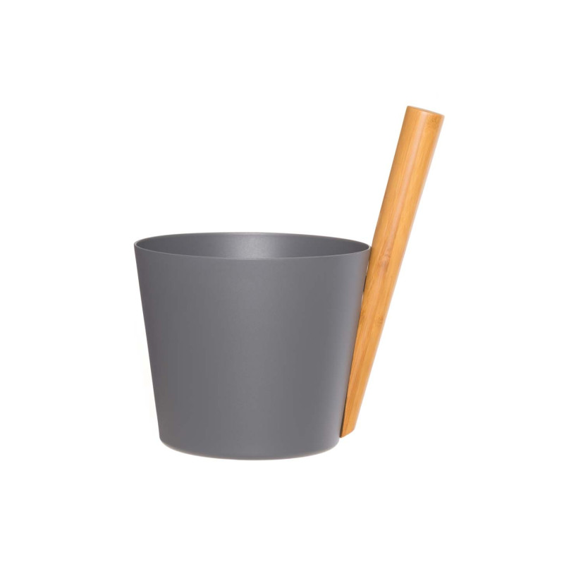 Seau en aluminium RENTO, gris