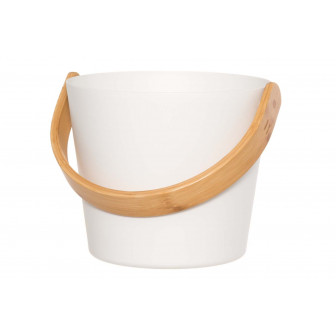 Seau en aluminium RENTO, blanc