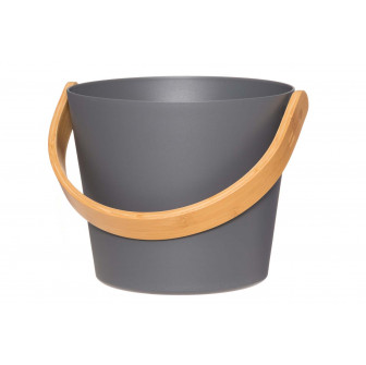 Seau en aluminium RENTO, gris 5 l