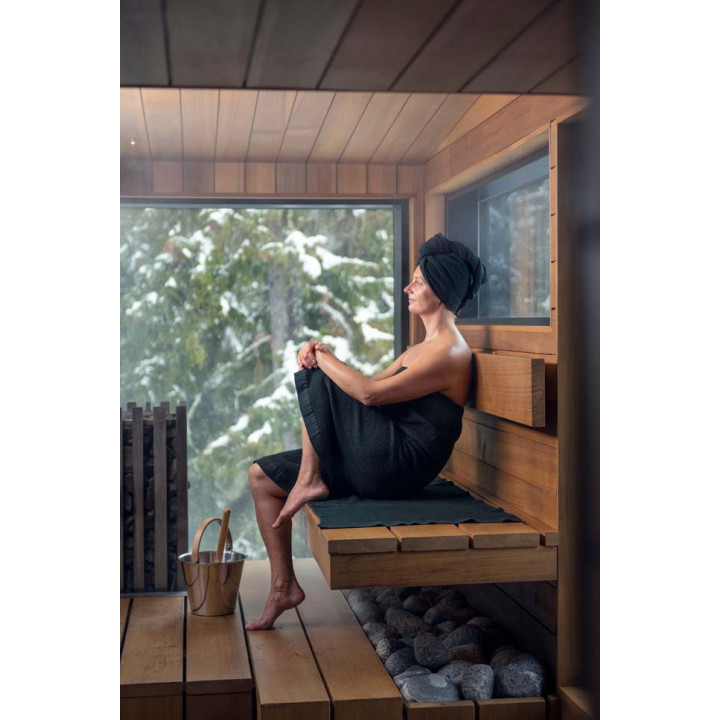 Housse de siège de sauna RENTO - KENNO, 60 × 160, vert foncé