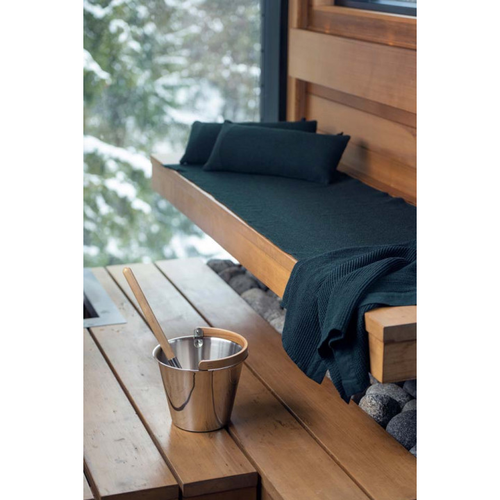 Housse de siège de sauna RENTO - KENNO, 60 × 160, vert foncé