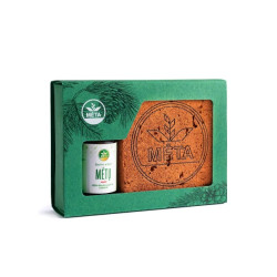 Coffret - diffuseur d'aromathérapie et huile essentielle de menthe 10ml 