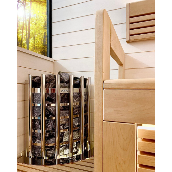 Poêle de sauna électrique HARVIA Glow Corner TRC70XE 6,8 kW