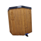 Baignoire d'immersion froide avec revêtement en bois, 550 l