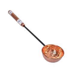 Louche en cuivre SAUNIA, 48 cm 