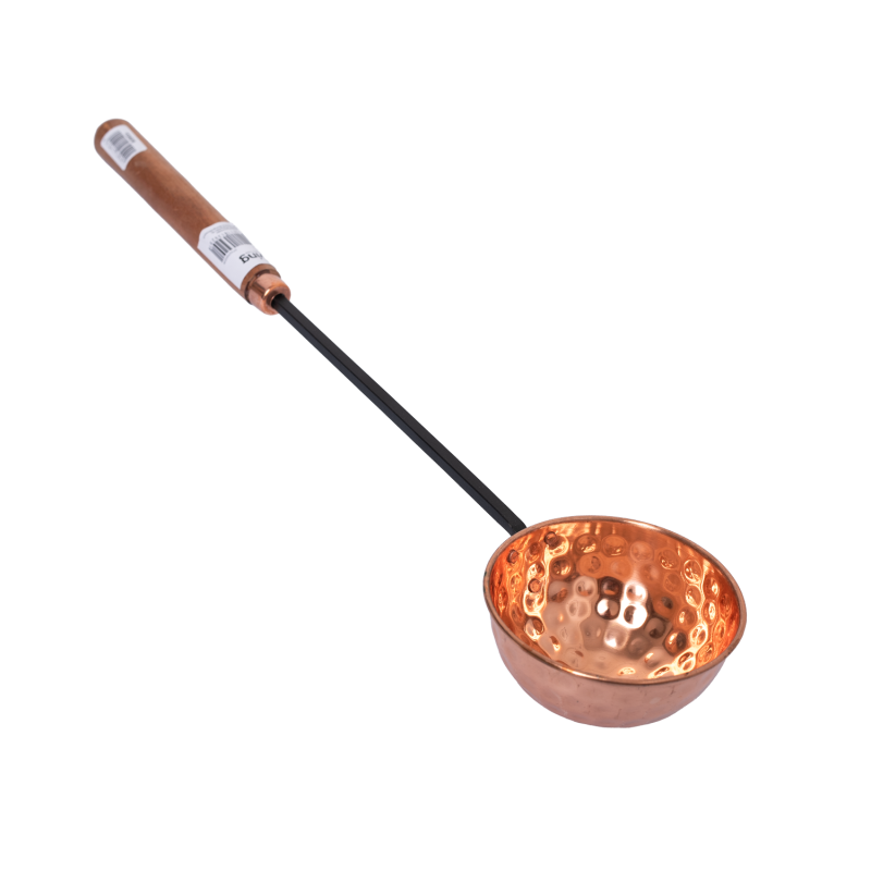 Louche en cuivre SAUNIA, 48 cm