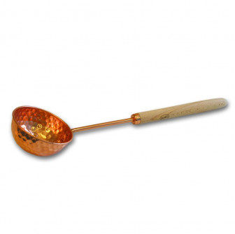 Louche en cuivre SAUNIA, 48 cm