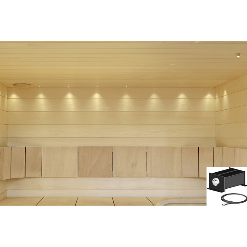 Eclairage à fibre optique lumineux HARVIA pour saunas Fiber 2