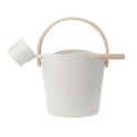 Ensemble seau et louche en aluminium SAUFLEX - 1