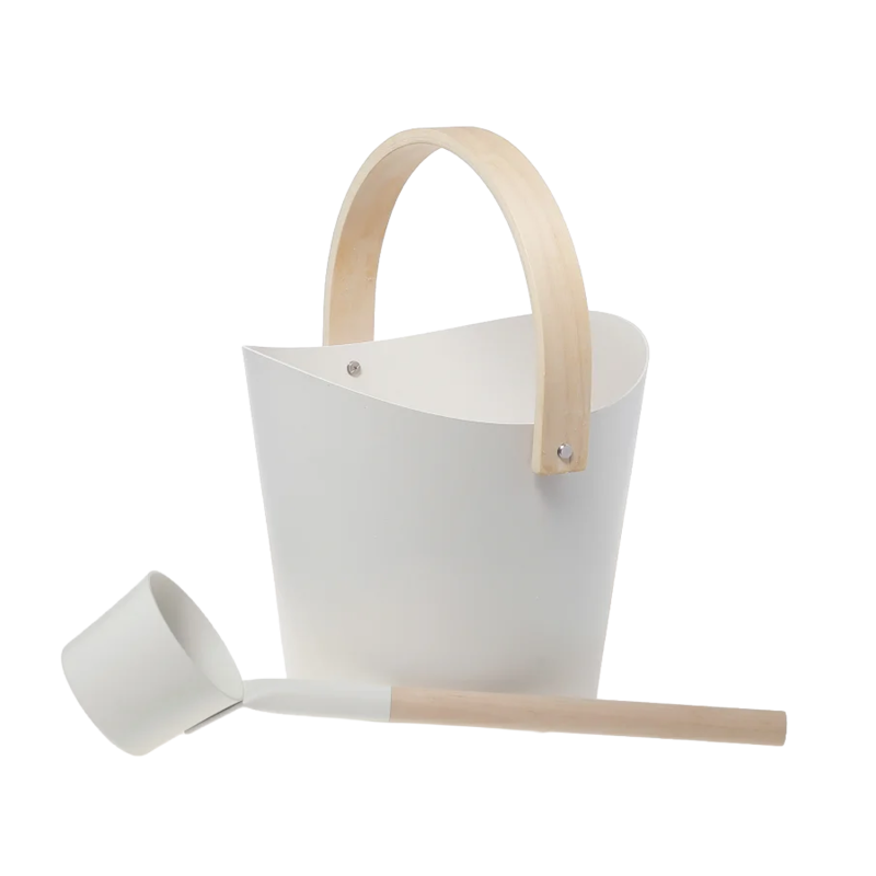 Ensemble seau et louche en aluminium SAUFLEX