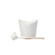 SAUFLEX Ensemble seau et louche en aluminium Pacific, blanc