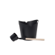 SAUFLEX Ensemble seau et louche en aluminium Pacific, noir