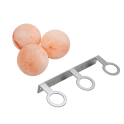 Boules de sel de l'Himalaya SAUFLEX, avec support, lot de 3 - 1