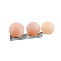Boules de sel de l'Himalaya SAUFLEX, avec support, lot de 3 - 2