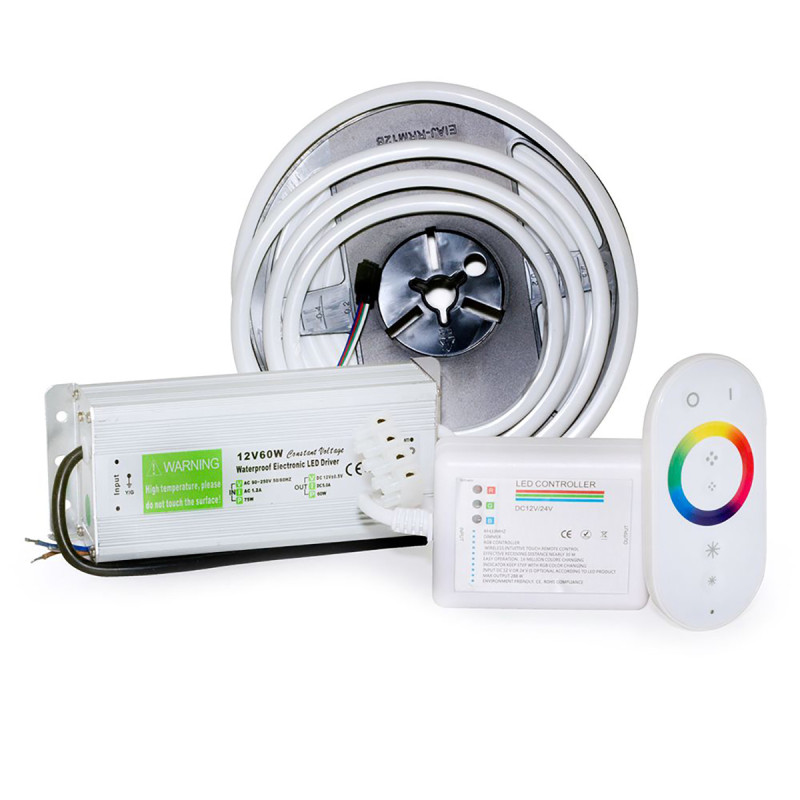 Set Sauflex LED RGB MILK 12 W, 5 m