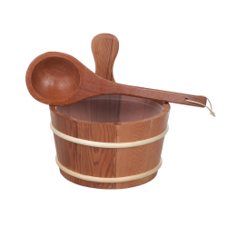 Seau en bois SAUFLEX 4 l, cèdre 