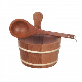 Seau en bois SAUFLEX 4 l, cèdre