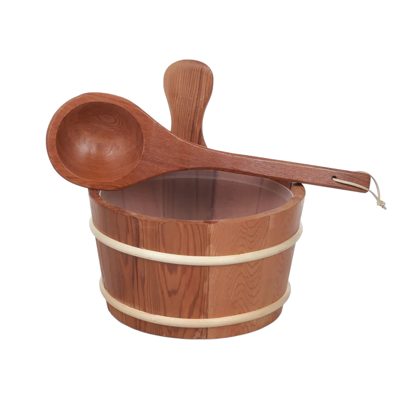 Seau en bois SAUFLEX 4 l, cèdre