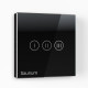 Système de climatisation pour sauna SAUNUM Base S Solution, panneau de commande noir