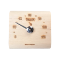 Thermomètre de sauna en bois d'aulne Saunia - 0