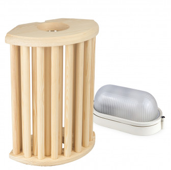 Ensemble lampe et treillis Sawo 915-VP, Pin
