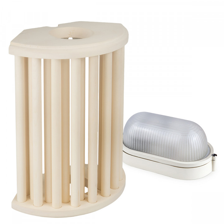 Ensemble lampe et treillis Sawo 915-VA, tremble