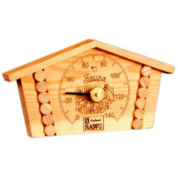 Thermomètre SAWO - Maison en rondins  Thermomètre SAWO - Maison en rondins