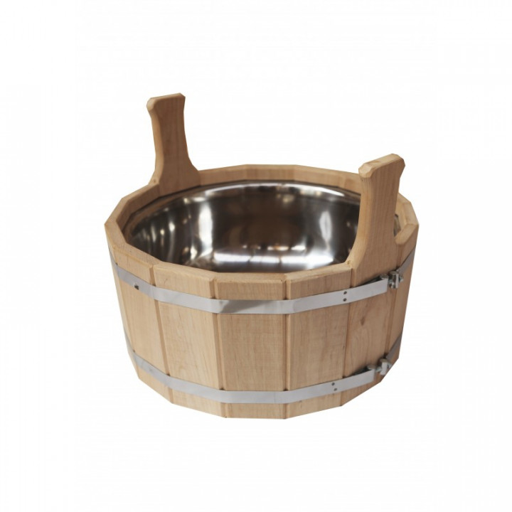 Seau avec insert en acier inoxydable, 12 l
