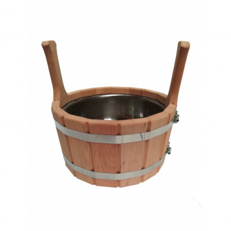 Seau avec insert en acier inoxydable, 5 l