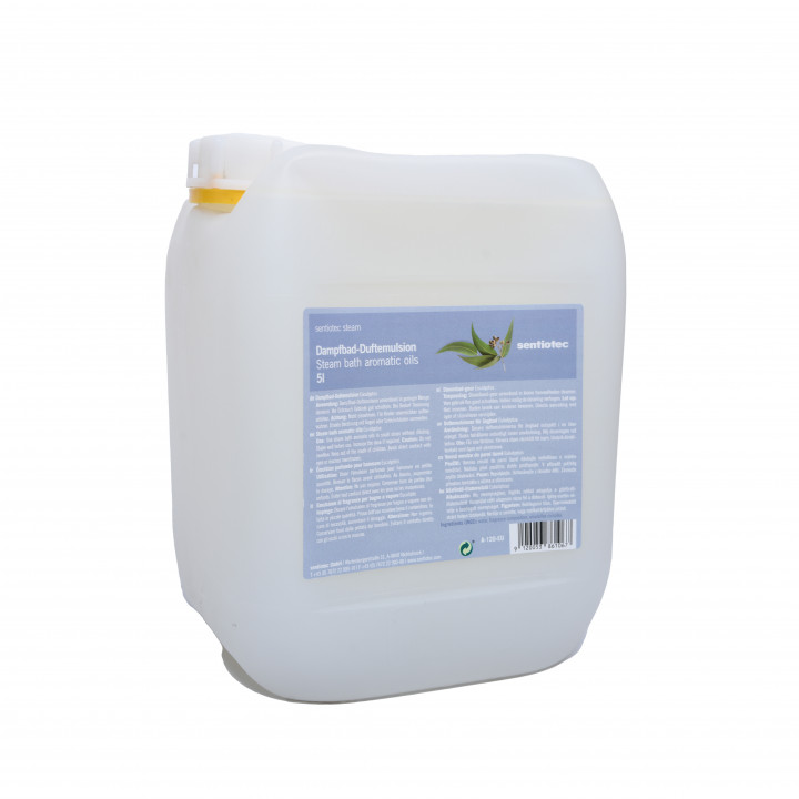 Concentré parfumé pour sauna vapeur SENTIOTEC, eucalyptus 5 l