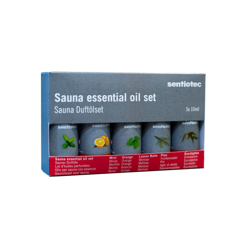 Ensemble d'huiles essentielles pour sauna Sentiotec