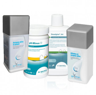 Kit d'entretien pour spa ou jacuzzi, sans chlore