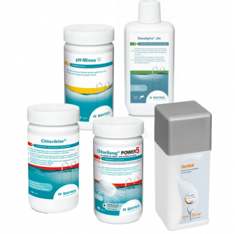 Kit d'entretien pour spa ou jacuzzi, avec chlore