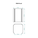 Paroi de protection SKAMET pour poêles à bois de sauna modèles P et PT - 4