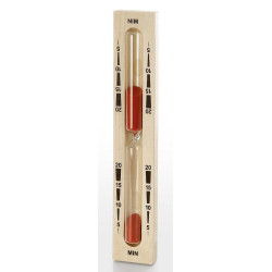 Sablier pour sauna - 20 minutes, rouge 