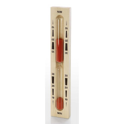 Sablier pour sauna - 30 minutes, rouge  Sablier pour sauna - 30 minutes, rouge